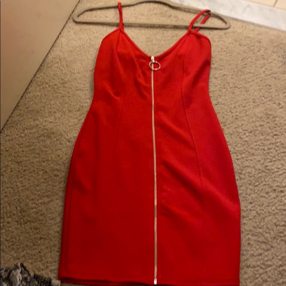 Red dress